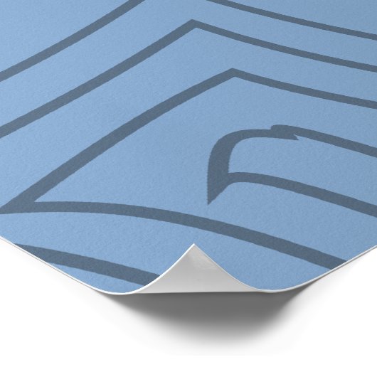 Zonder hard werk groeit niets dan onkruid. poster (Hoek)