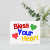 Zonder hart briefkaart (Staand voorkant)