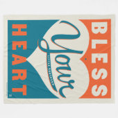 Zonder hart fleece deken (Voorkant (Horizontaal))