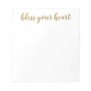 Zonder hart Gold-script Notitieblok