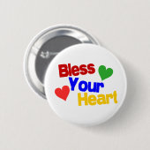 Zonder hart ronde button 5,7 cm (Voorkant /achterkant)