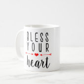 Zonder hart | Zuidelijke Mok voor meisjes (Voorkant links)