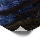 Zonder het donker zouden we nooit de sterren zien" poster (Hoek)