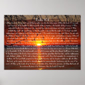 Zonder het Poster van de Heer Bijbel Psalm 103 (Voorkant)