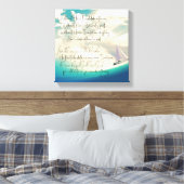 Zonder Him Hymn Lyrics met Bijbelversie Canvas Afdruk (Insitu (Slaapkamer))