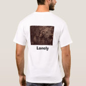 Zonder jou ben ik de fluister van een echo ~       t-shirt (Achterkant)