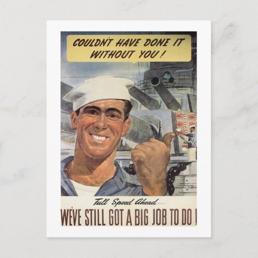 Zonder jou had je het niet kunnen doen. briefkaart (Voorkant)