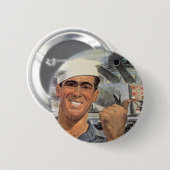 Zonder jou had je het niet kunnen doen. ronde button 5,7 cm (Voorkant /achterkant)