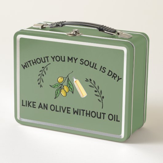 Zonder jou is de ziel droog als een olijf zonder o (Voorkant)