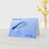 Zonder jou kaart (Gele Bloem)