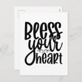 Zonder jouw hart feestdagenkaart (Voorkant / Achterkant)