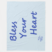 Zonder jouw hart fleece deken (Voorkant)