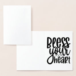 Zonder jouw hart folie kaarten