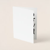 Zonder jouw hart folie kaarten (Voorkant)