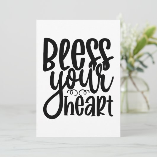 Zonder jouw hart kaart (Staand voorkant)