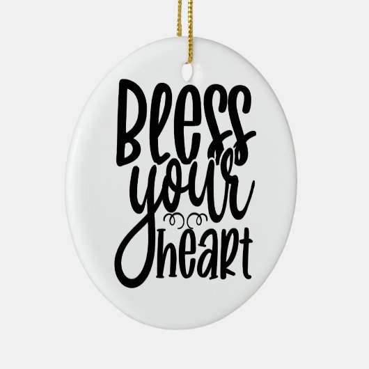 Zonder jouw hart keramisch ornament (Rechts)