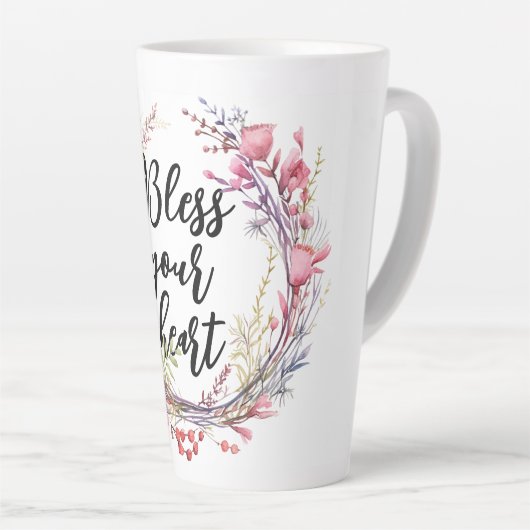 Zonder jouw hart latte mok (Rechterhoek)