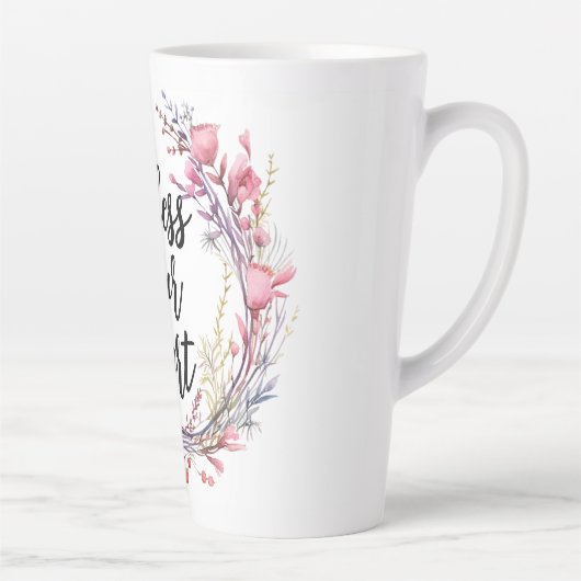 Zonder jouw hart latte mok (Rechts)