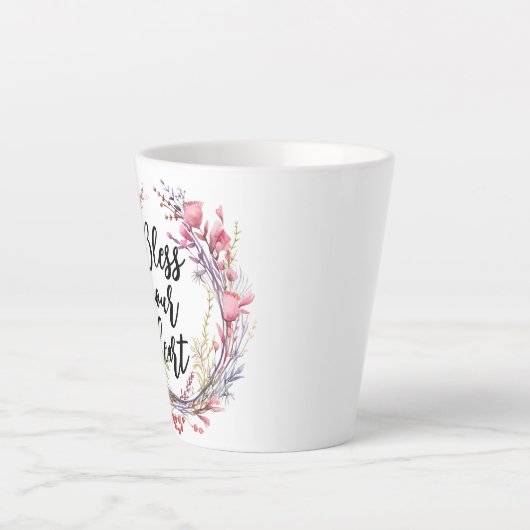 Zonder jouw hart latte mok (Voorkant)