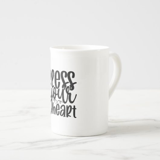 Zonder jouw hart porselein kop (Voorkant rechts)