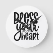 Zonder jouw hart ronde klok (Voorkant)