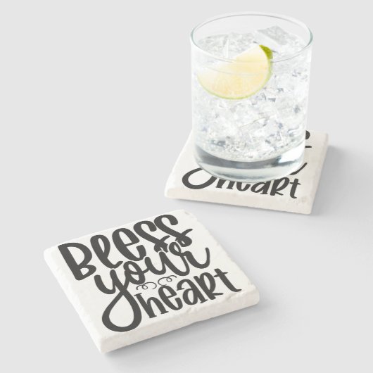 Zonder jouw hart stenen onderzetter (Zijkant)