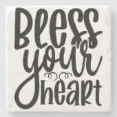 Zonder jouw hart stenen onderzetter (Voorkant)