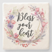 Zonder jouw hart stenen onderzetter (Voorkant)