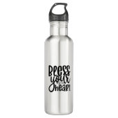 Zonder jouw hart waterfles  (Voorkant)