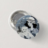 Zonder kleur ronde button 3,2 cm (Voorkant /achterkant)