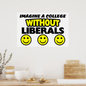 Zonder liberalen! poster (Keuken)