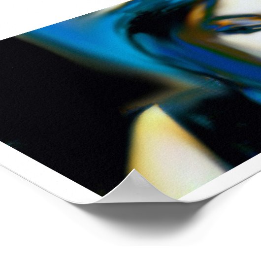 zonder mij blauw poster (Hoek)