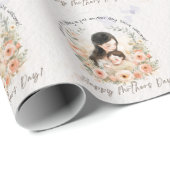 Zonder mij is het vandaag weer een leuke moeder cadeaupapier (Rol Hoek)