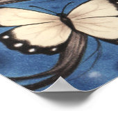Zonder mijn droommeisje met Butterflies Poster (Hoek)