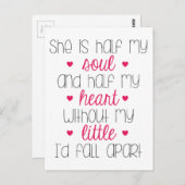 Zonder mijn kleine briefkaart (Voorkant / Achterkant)