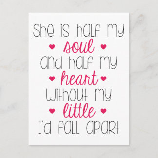 Zonder mijn kleine briefkaart