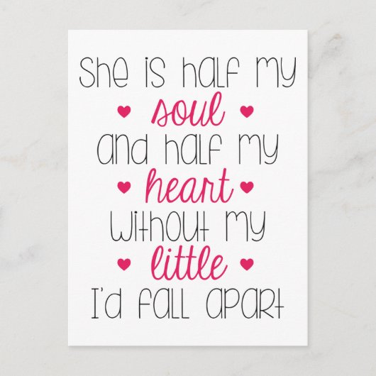 Zonder mijn kleine briefkaart (Voorkant)