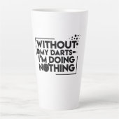 Zonder mijn kunst doe ik niets. latte mok (Voorkant)