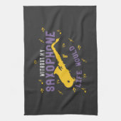 Zonder mijn saxofoon theedoek (Verticaal)