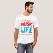 Zonder muziek T-Shirt Design-235-320-01 (Voorkant volledig)