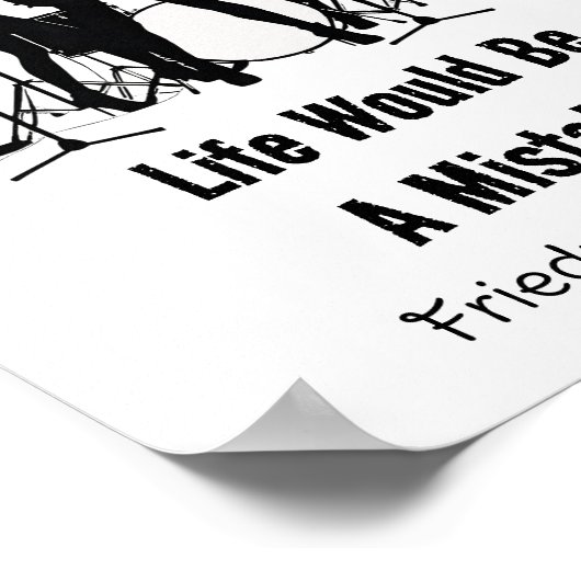 Zonder muziek zou het leven een vergissing zijn va poster (Hoek)