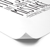 Zonder muziek zou het leven, Friedrich Nitzsche Poster (Hoek)