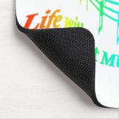 Zonder muziek zou het leven platte Humor zijn Quot Muismat (Hoek)