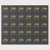 Zonder muziek zou het leven van de muziek een plat cadeaupapier (Vlak)