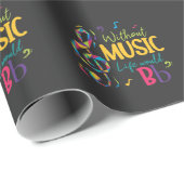 Zonder muziek zou het leven van de muziek een plat cadeaupapier (Rol Hoek)