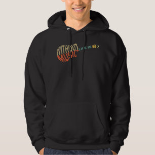 Zonder Muziek Zou Het Leven Vlak Muziek Gitaar Hoodie