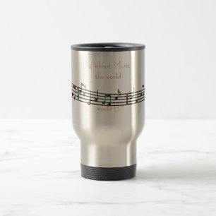 Zonder muziekreismuis reisbeker