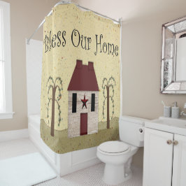 Zonder ons thuisdouchergordijn douchegordijn