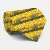 Zonder oorlogszonne-energie stropdas (Opgerold)