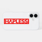 Zonder pitten iPhone 16 hoesje (Achterkant horizontaal)